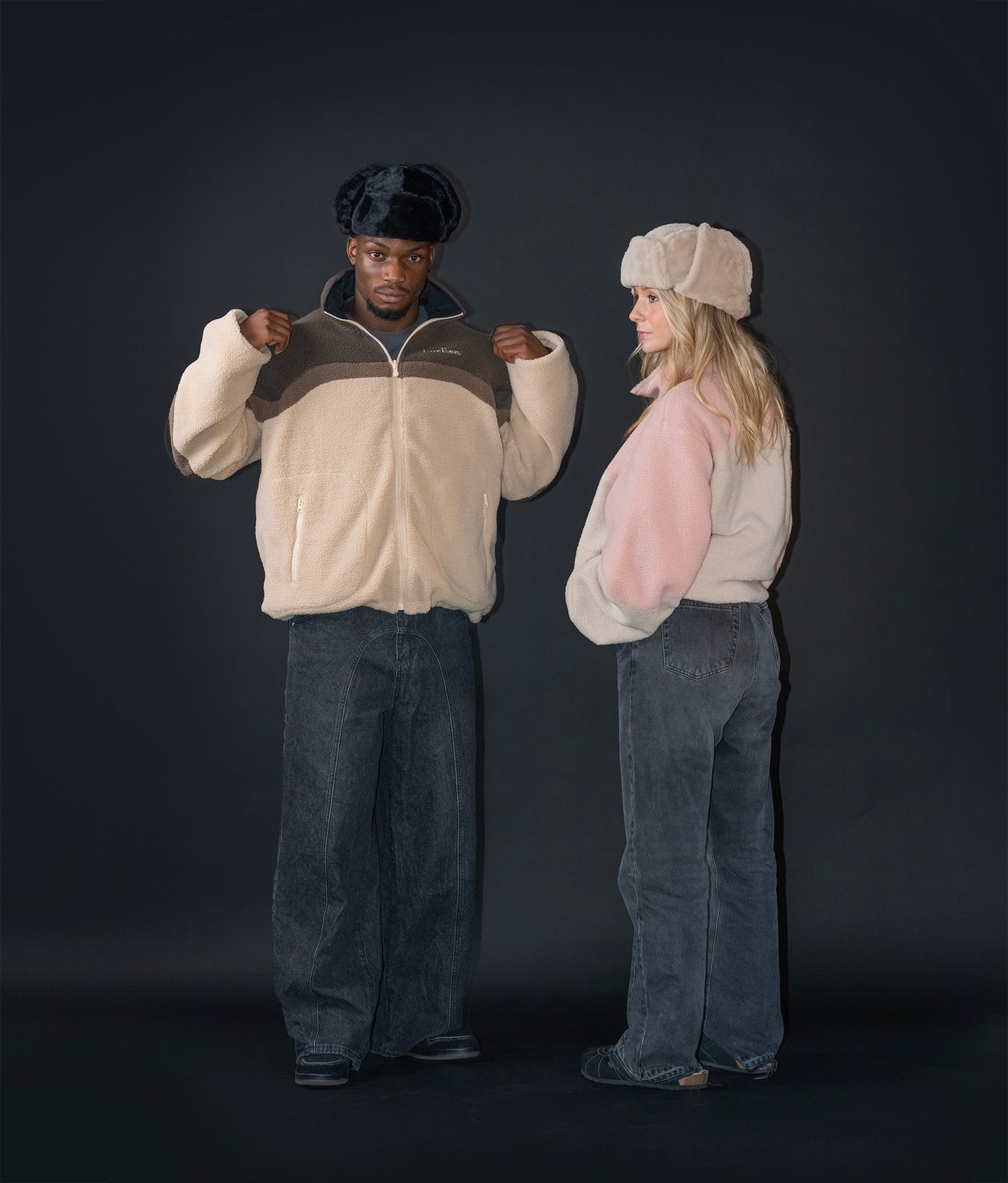 Reversible Buchan Fleece - Brown