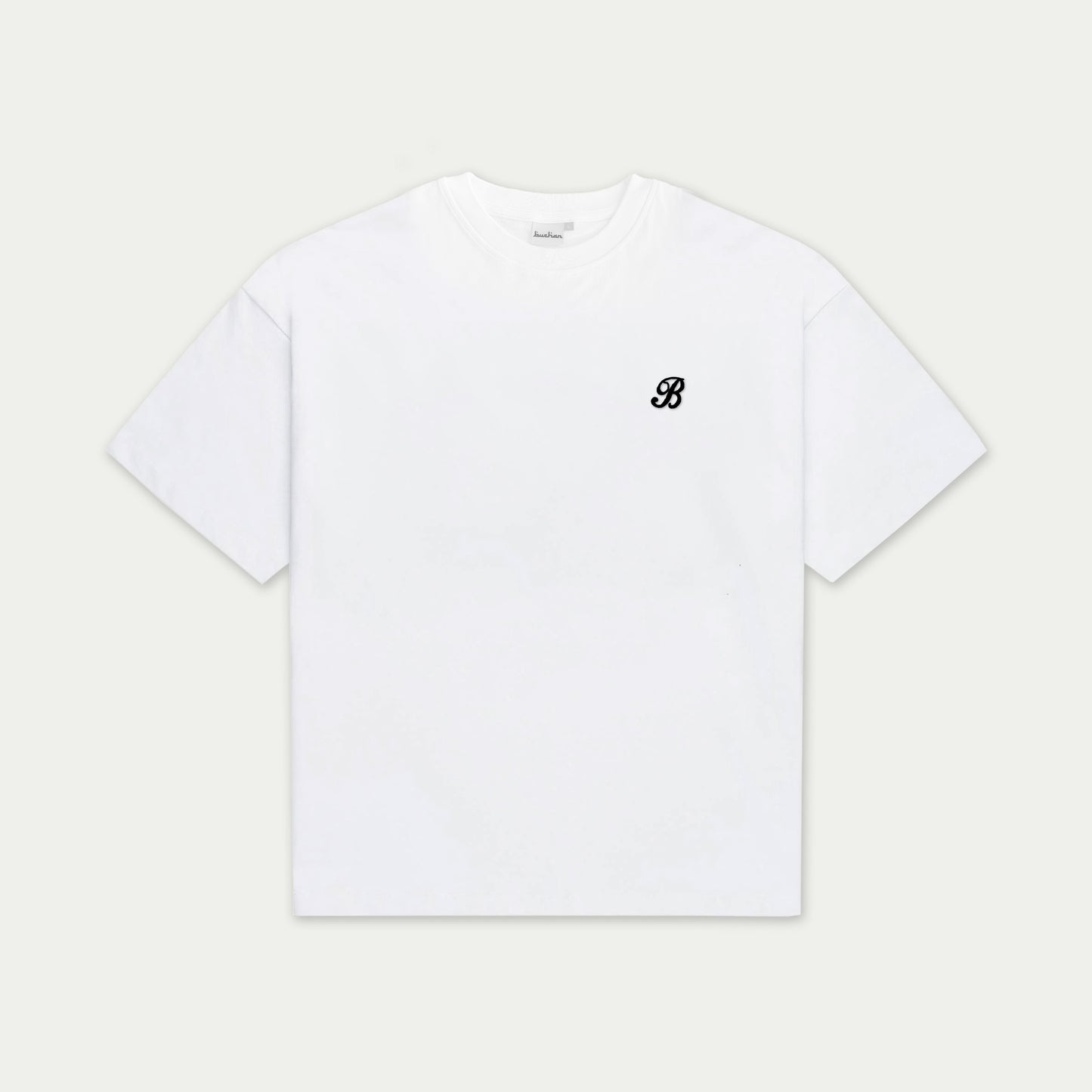 New B Tee - White