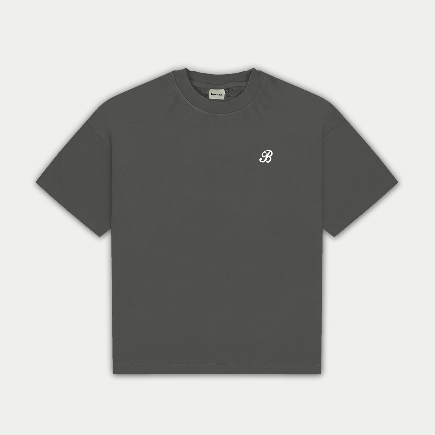 New B Tee - Dark Grey
