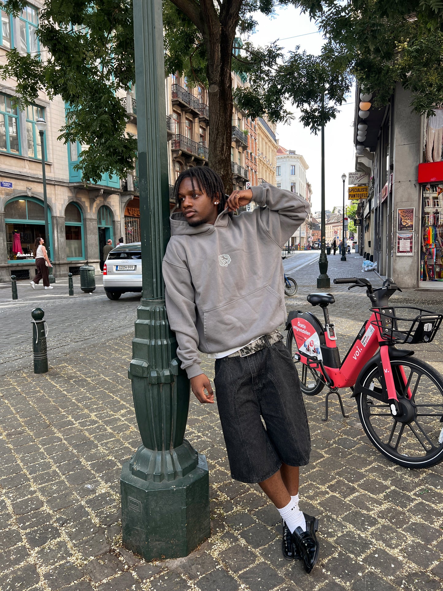 Wind Hoodie - Grey