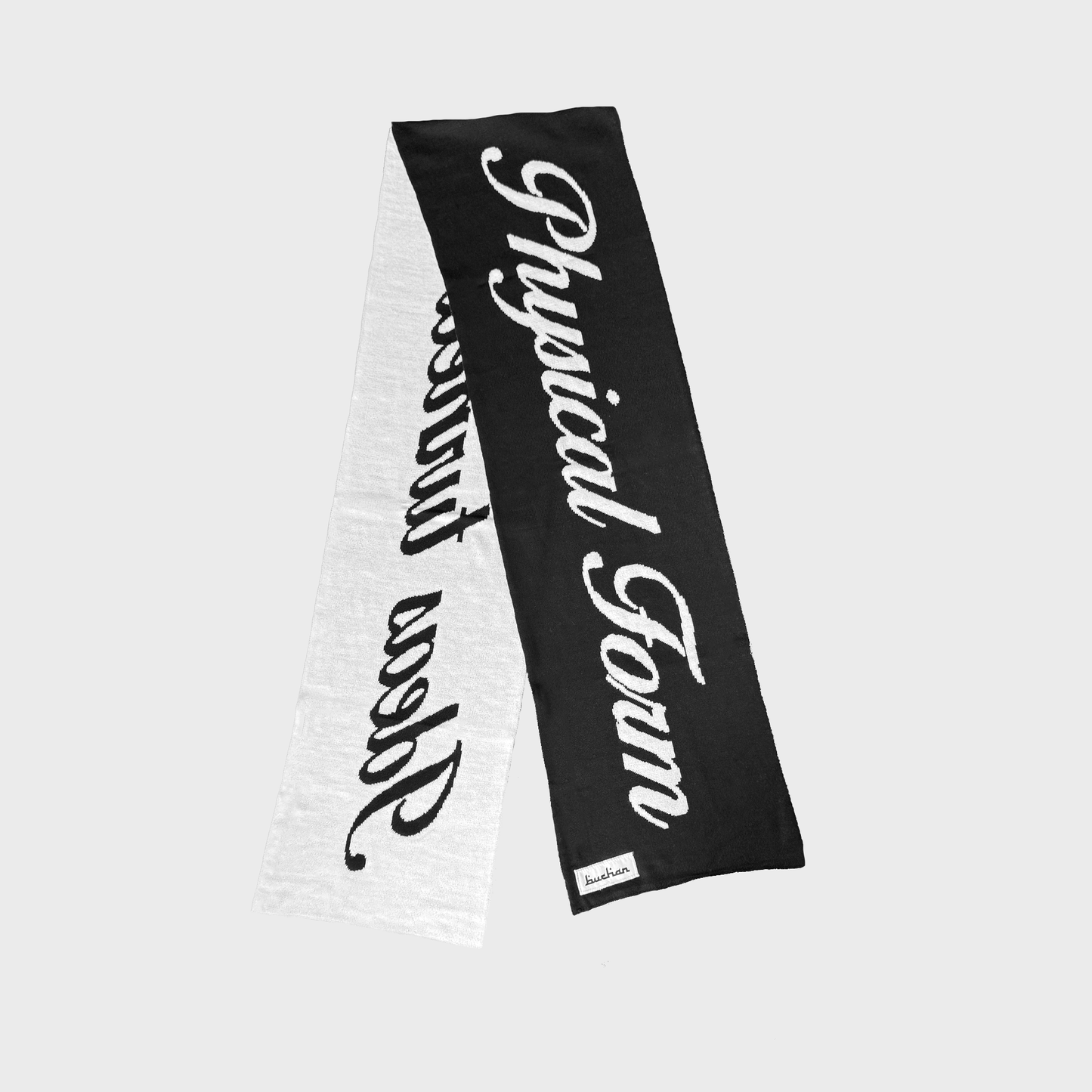 Quote Scarf - Black