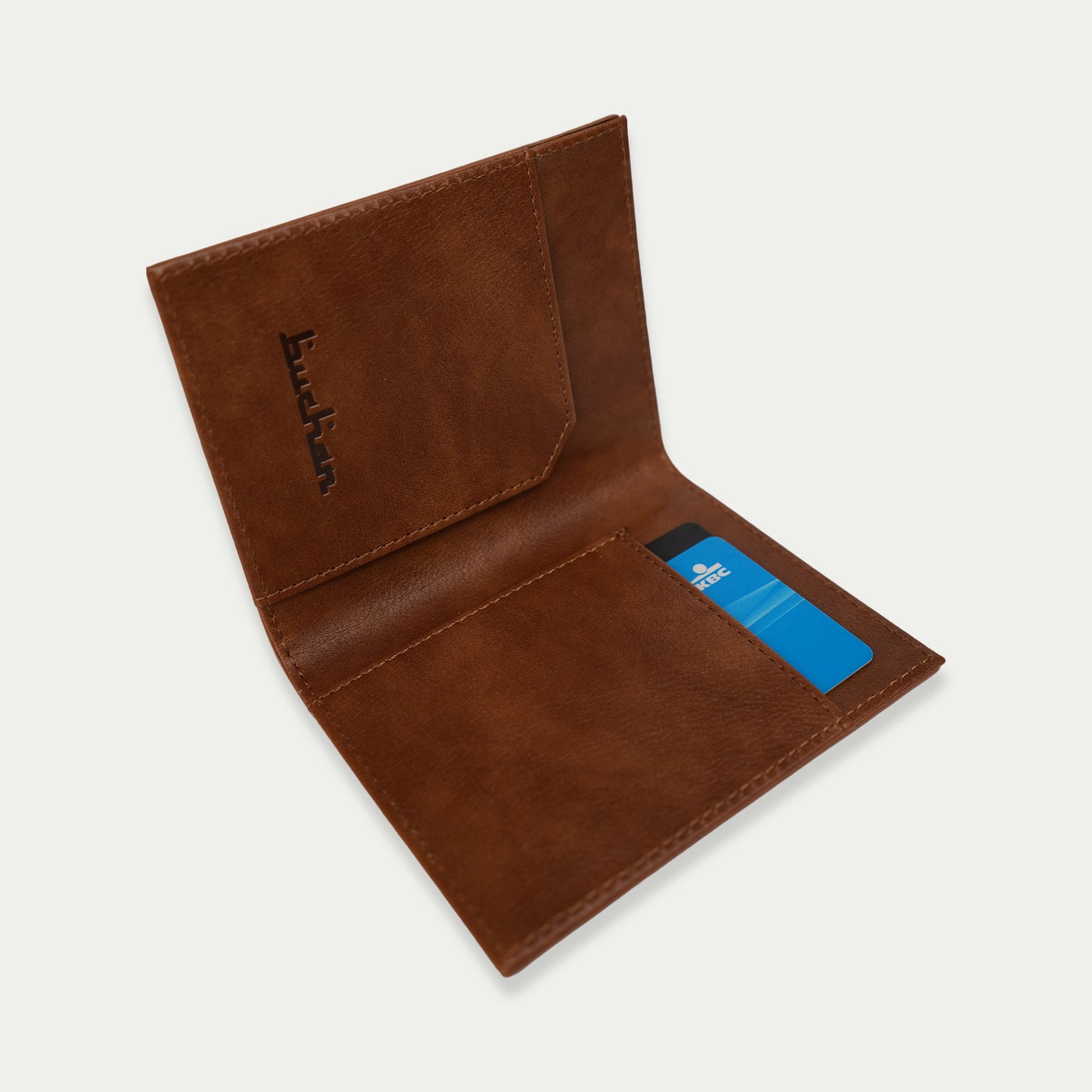 Monogram Card Holder - Brown