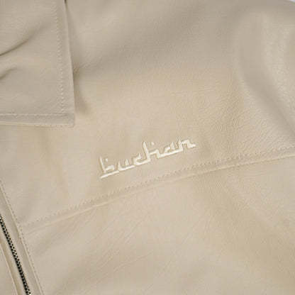 Leather Jacket - Creme