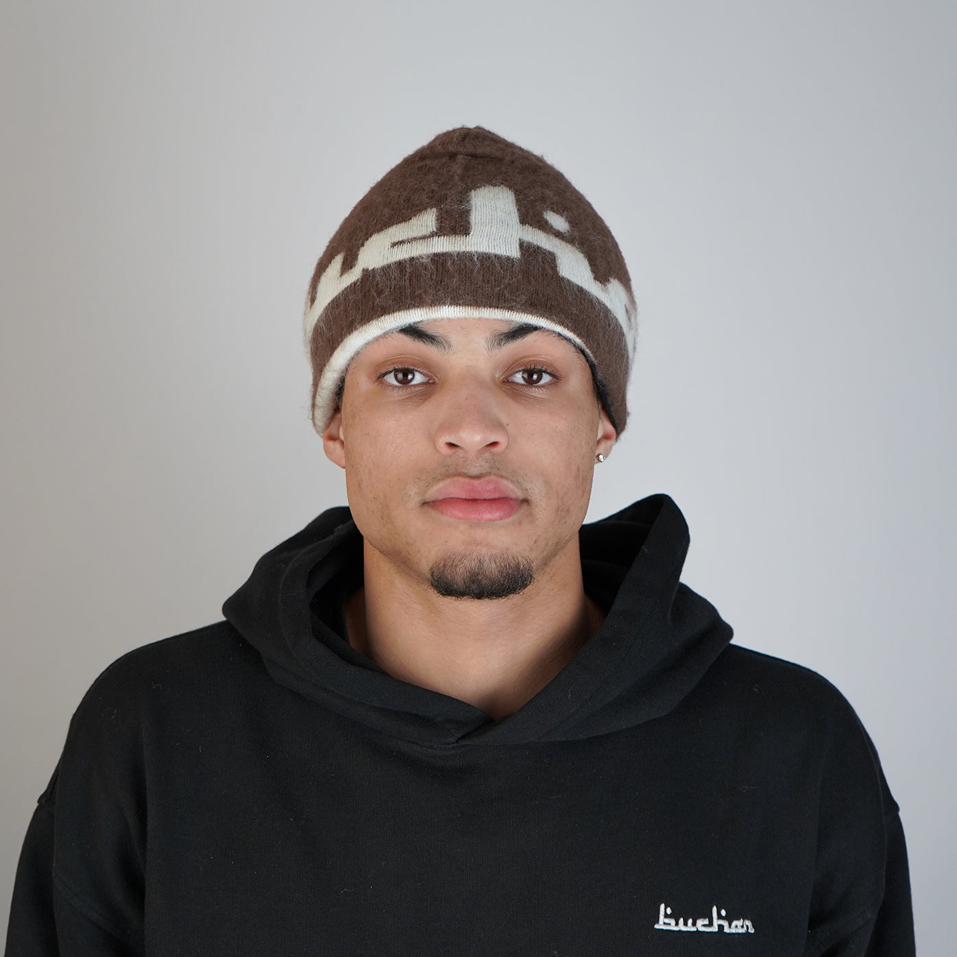 Reversible Beanie - Brown