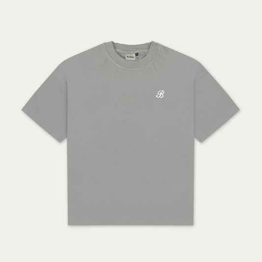New B Tee - Grey
