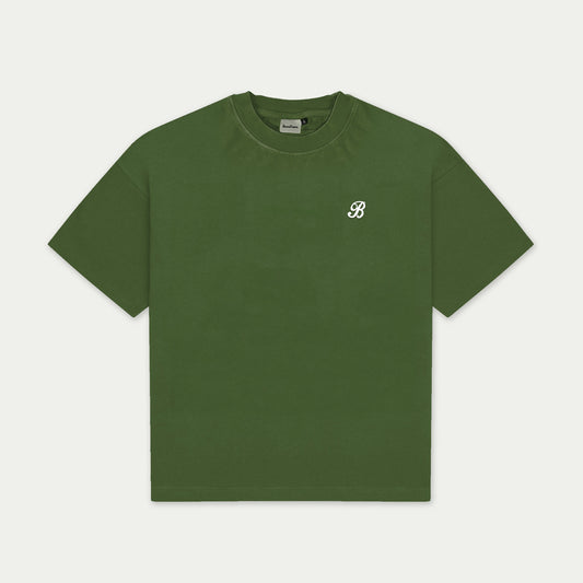 New B Tee - Green