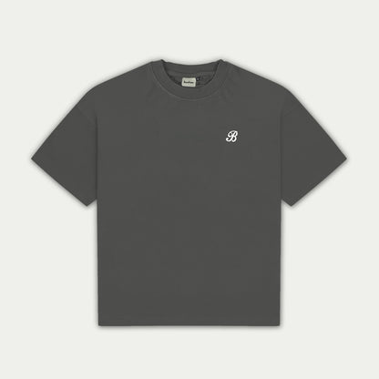 New B Tee - Dark Grey