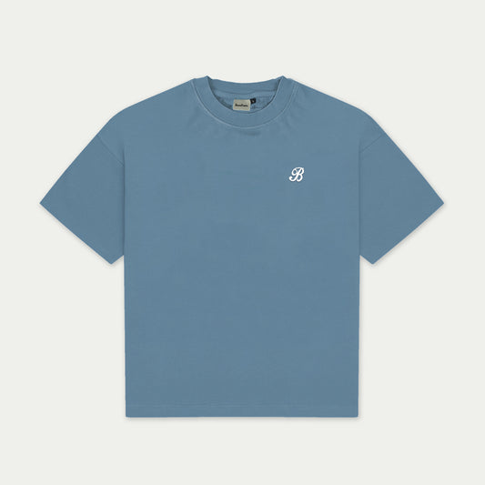 New B Tee - Blue