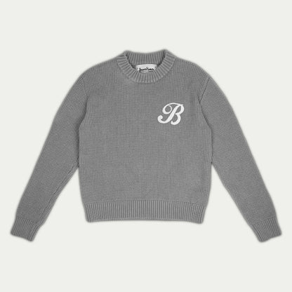 Buchan "B" Knit - Light Grey