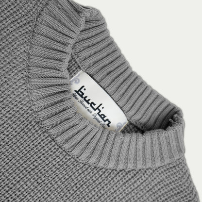 Buchan "B" Knit - Light Grey