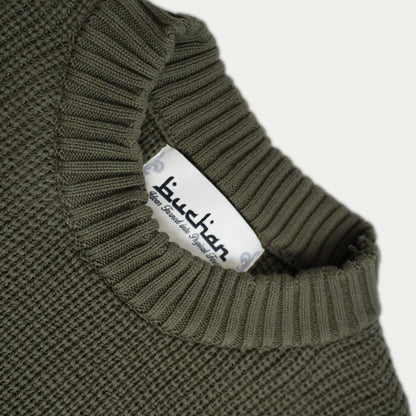 Buchan "B" Knit - Olive Green