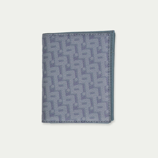 Monogram Card Holder - Blue